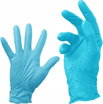 Vyšetřovací rukavice Nitrilové rukavice modré Touchskin XL 100 ks