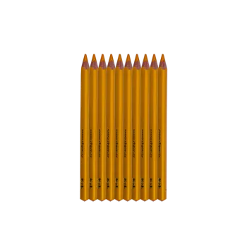 Kresba Pastelky trojhranné KzL Lak žlutá 10 ks 71604-04