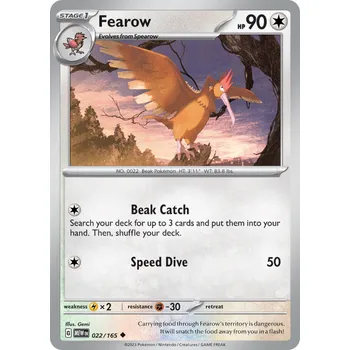Karetní hra Fearow MEW 022/165