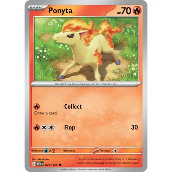 Karetní hra Ponyta MEW 077/165