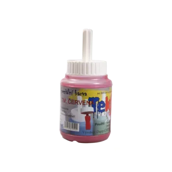 Tekutá chodníková křída 400 g tm.červená 6ch16