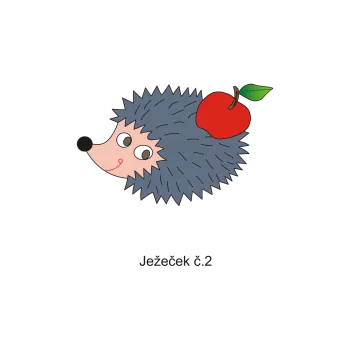 Informační tabulka Samolepky OZNAČENÍ TŘÍD - Ježečci č.2 8503-71