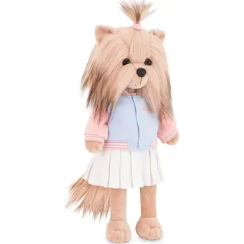 plyšák Yoyo s tělíčkem s kostřičkou v růžovo-fialkové mikině - jorkšírka od firmy ORANGE TOYS (Lucky Yoyo Evening Walk)