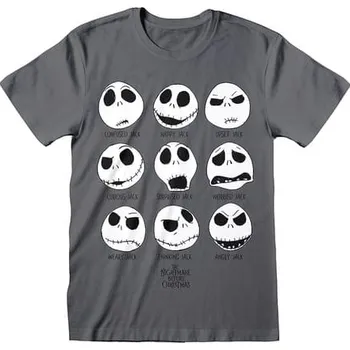 Karnevalový doplněk Heroes Inc. - Tričko Ukradené Vánoce pro muže šedé - M