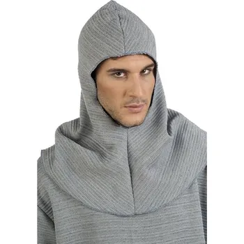 Karnevalový doplněk Limit - Kapuce kroužková košile - M