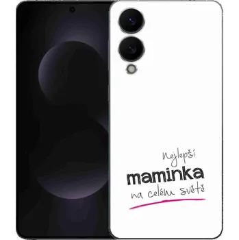 Pouzdro na mobilní telefon Gelový kryt mmCase na Samsung Galaxy S25 Edge - nejlepší maminka 4 bílé pozadí