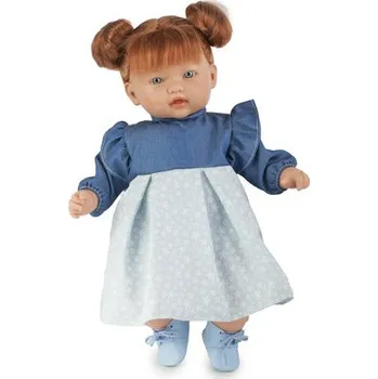 Panenka TYBER Paula zrzka v modrém plačící panenka s dudlíkem, vel. 45 cm