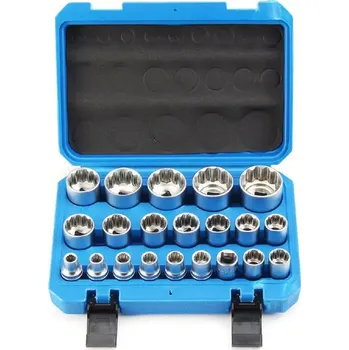 Gola hlavice MAGNUS Sada nástrčných hlavic 8-36mm 21ks, 12-hran MAGNUS MGS13883