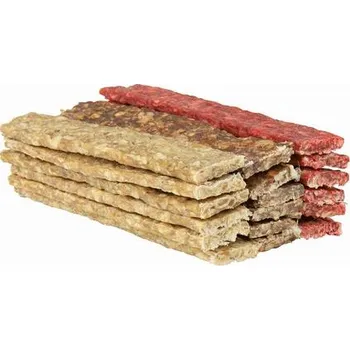 Pamlsek pro psa Lisovaný pásek mix barev 12cm (100ks/bal.)