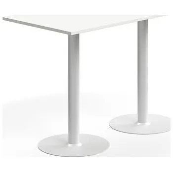 Jídelní stůl Barový stůl ALVA, 1400x700x900 mm, vysokotlaký laminát, bílá