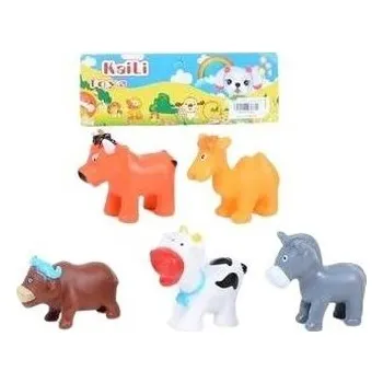 plyšák Zwierzęta gumowe 5szt