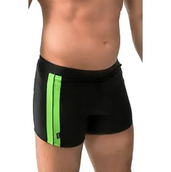 Pánské plavky Pánské plavky Jamajka 3 černo-zelené Barva: černo-zelená, Velikost: L