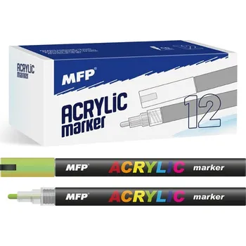 MFP Paper s.r.o. Akrylový popisovač 4mm - zelený světlý 6410831