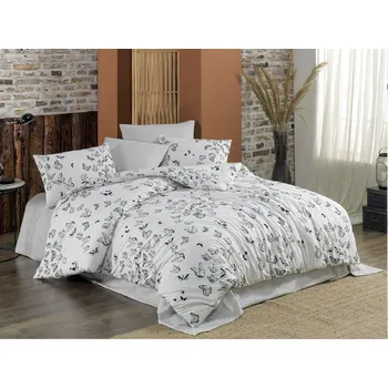 Povlečení Bavlněný povlak na polštář Butterfly white 40x40