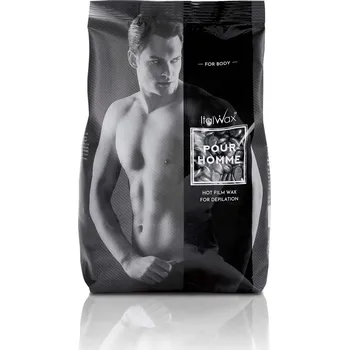 Přípravek na depilaci a epilaci Italwax depilační vosk zrnka Pour Homme Black 1 kg