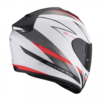 Motodoplněk Moto přilba SCORPION EXO-1400 EVO AIR THELIOS matná bílo/červená XS