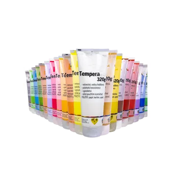 Vodová barva Tempera - Tempera 320g sada 24 barev st32024 (24 barev)