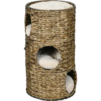 Škrabadlo pro kočky sud | tmavě hnědé