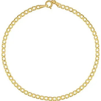 Náramek Zlatý náramek Curb Pancr ze žlutého zlata s broušenými očky - 2,7 mm varianta 18 cm FNN1193BGY-18 cm