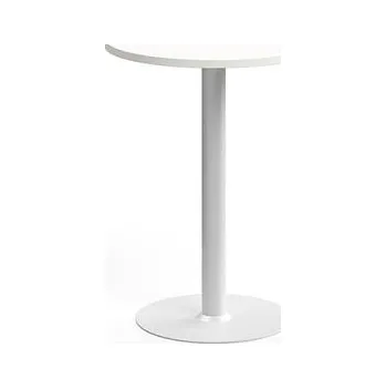 Barový stolek Barový stůl VERTICUS, Ø700x900 mm, bílá