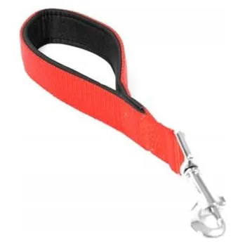 Vodítko pro psa Vodítko DUVO+ Nylon Krátke červené dvojité 30 cm/ 25 mm