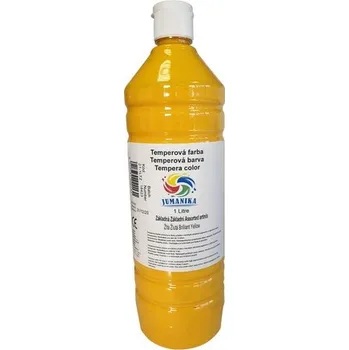 Vodová barva JUMANIKA Tempera základní 1000 ml Barva: žlutá