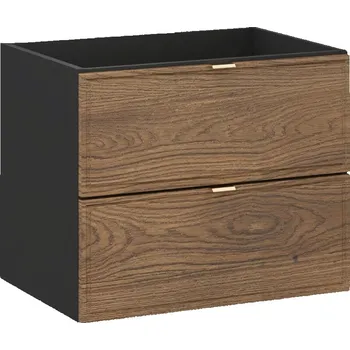 Skříňka pod umyvadlo Talia Casella 60 cm černý mat/dub casella
