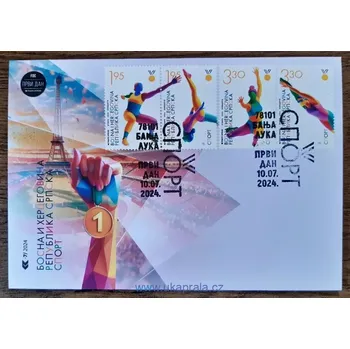 Poštovní známka Bosna a Hercegovina, Republika Srbská FDC LOH Paříž, sport, R. 2024