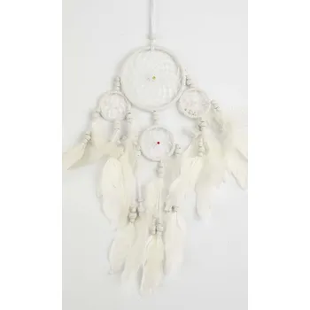 Lapač snů Lapač snů KORAL bílá / délka 32 cm