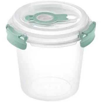 Tontarelli Dóza na potraviny FRESH SYSTEM 0,64 l kulatá, s ventilem transp/zelená 9042879ABK 9042879ABK