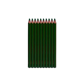 Kresba Pastelky trojhranné KzL Lak zelená sv. 10 ks 71630-25