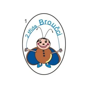 Informační tabulka Samolepky OZNAČENÍ TŘÍD - Broučci č.1 8501-10