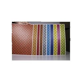 Barevný papír Vzorovaný karton 36 - Cihličky A3 10ks 9236-99