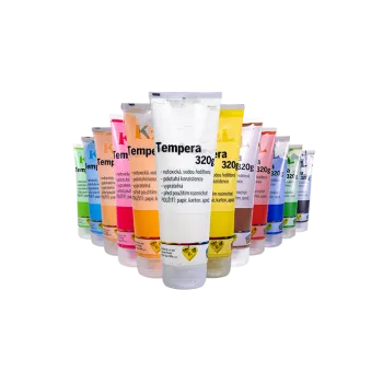 Vodová barva Tempera - Tempera 320g sada 12 barev ZAKLADNÍ st32012Z (12 barev)