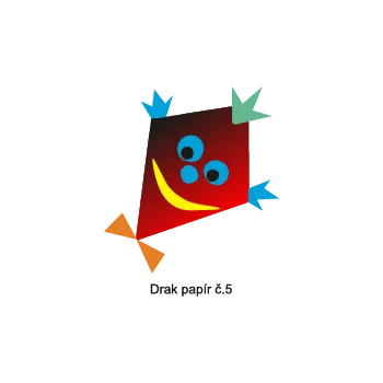 Informační tabulka Samolepky OZNAČENÍ TŘÍD - Dráčci č.5 8504-121