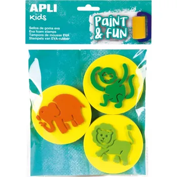 Dětské razítko Razítka z pěny EVA Apli Kids - Zvířátka