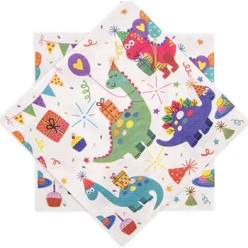 Papírový ubrousek Servírovací ubrousky dinosauři