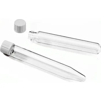 Zkumavka centrifugační se šroubovacím uzávěrem (Dno zkumavky: Kónické, Objem (ml): 15, Vnější průměr (mm): 17, Výška (mm): 112, Balení (ks): 100)