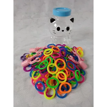 kreativní sada Velké gumičky na pletení, 216 ks