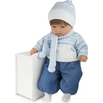 Panenka TYBER Hector plačící panenka s dudlíkem, vel. 45 cm