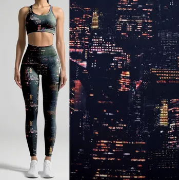 Funkční úplet v černé barvě s potiskem města CS15040A