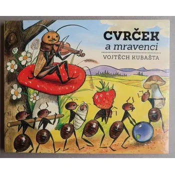 První čtění Vojtěch Kubašta - Cvrček a mravenci [dětské leporelo, dětské knihy, básničky]