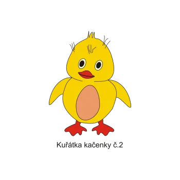 Informační tabulka Samolepky OZNAČENÍ TŘÍD - Kuřátka č.2 8502-69