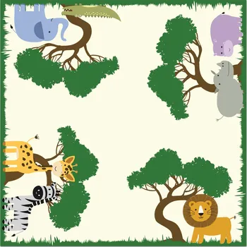 Papírový ubrousek Narozeninové ubrousky Safari 33 cm 20 ks