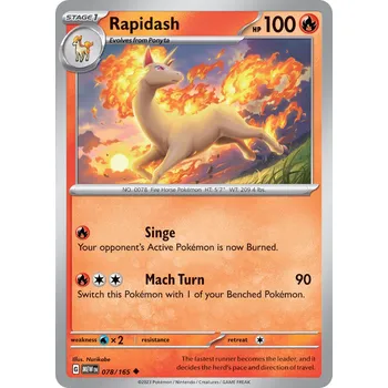 Karetní hra Rapidash MEW 078/165