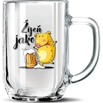 metr Půllitr Žízeň jako prase