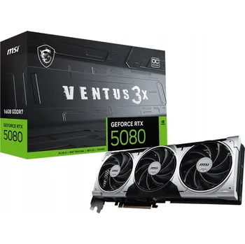 Grafická karta Grafická karta MSI GeForce RTX 5080 Ventus 3X OC Plus 16GB GDDR7 DLSS4