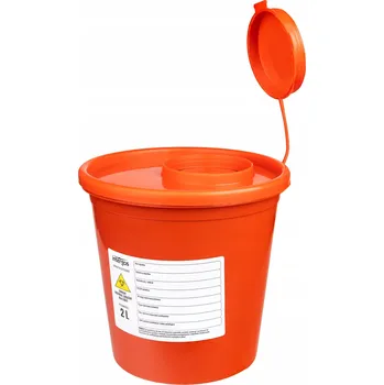 Odpadkový koš Nádoba na lékařský odpad, 2 litry