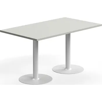 Jídelní stůl Stůl VERTICUS, 1400x800x720 mm, světle šedá/bílá