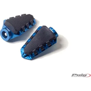 Stupačky bez adaptérů puig trail 7319a modrá s gumou 140.7319a